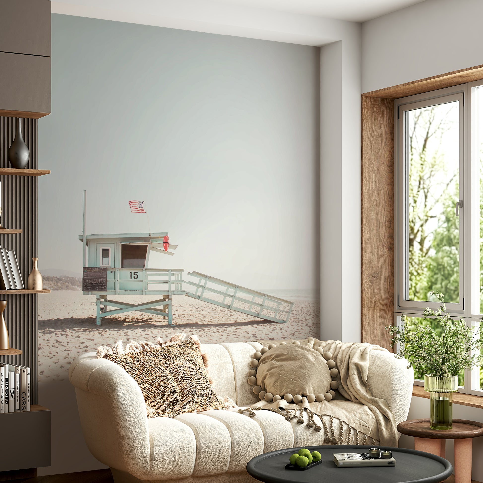 Inviting and calming aesthetic.

