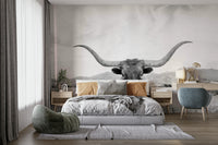 Wall decor evoking Western spirit and natural beauty.

