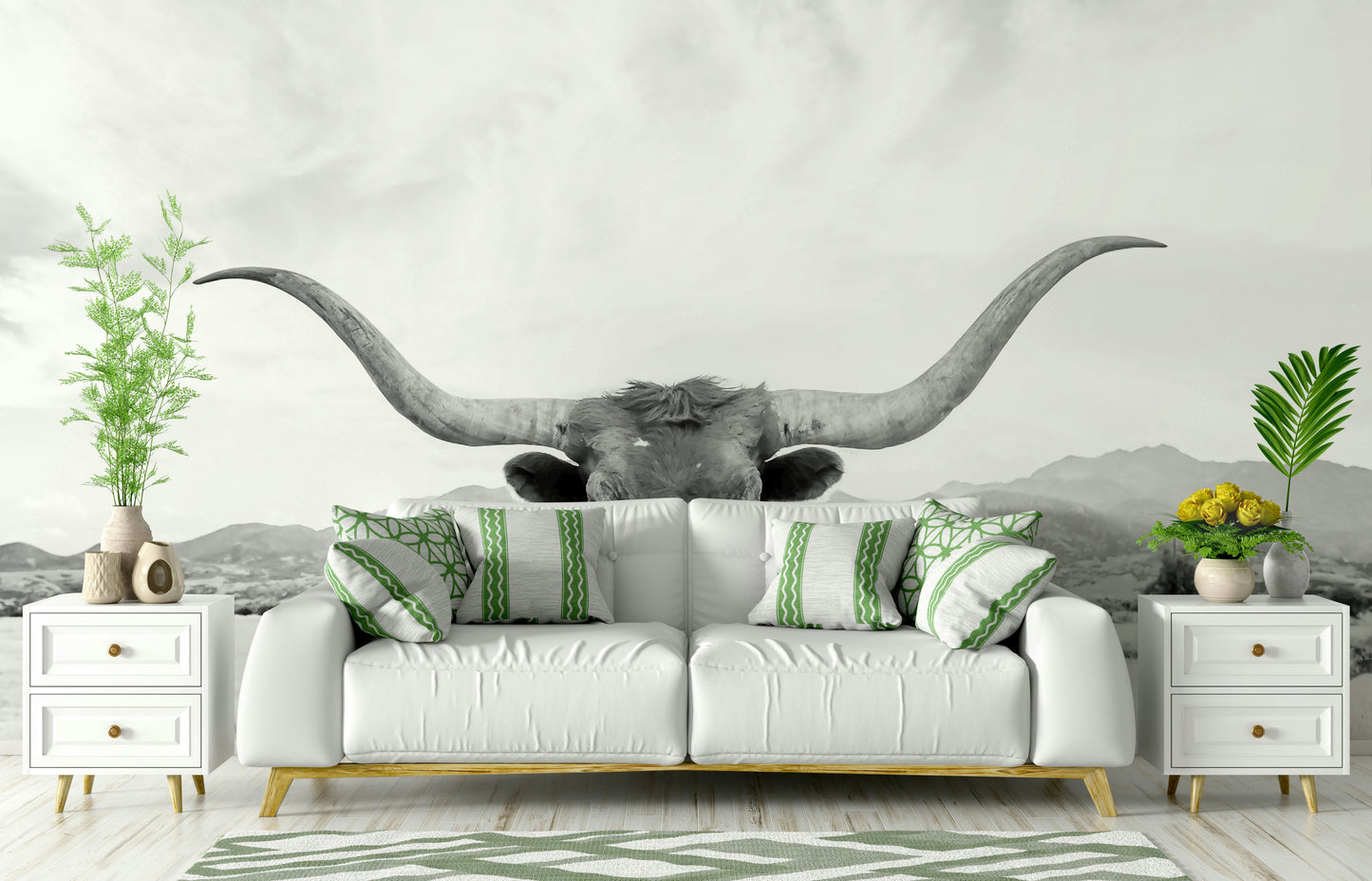 Inviting and dramatic aesthetic.

