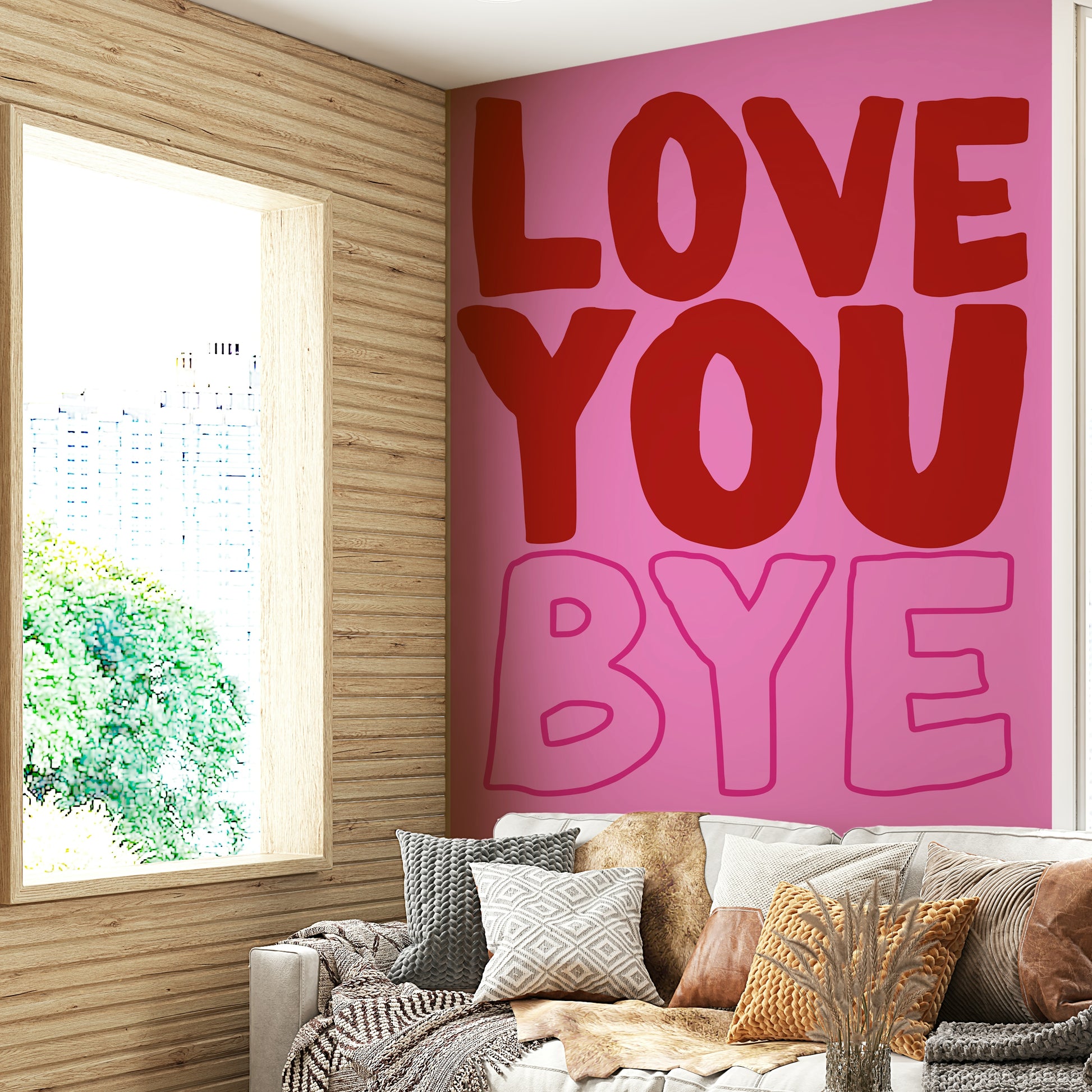 Focus on typography and message.

