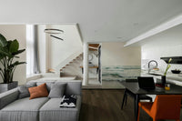 Profound blues and natural sea tones.

