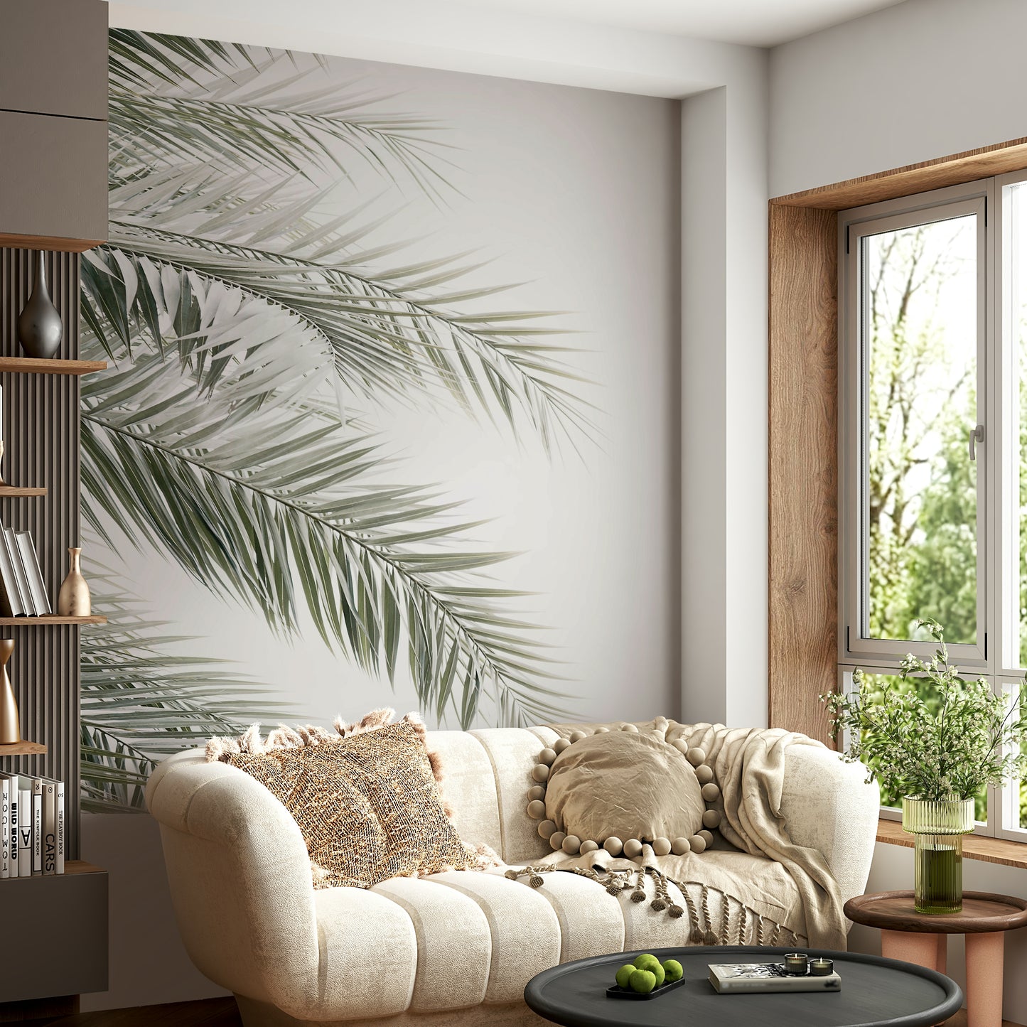 Wall decor evoking serenity and a connection to nature.

