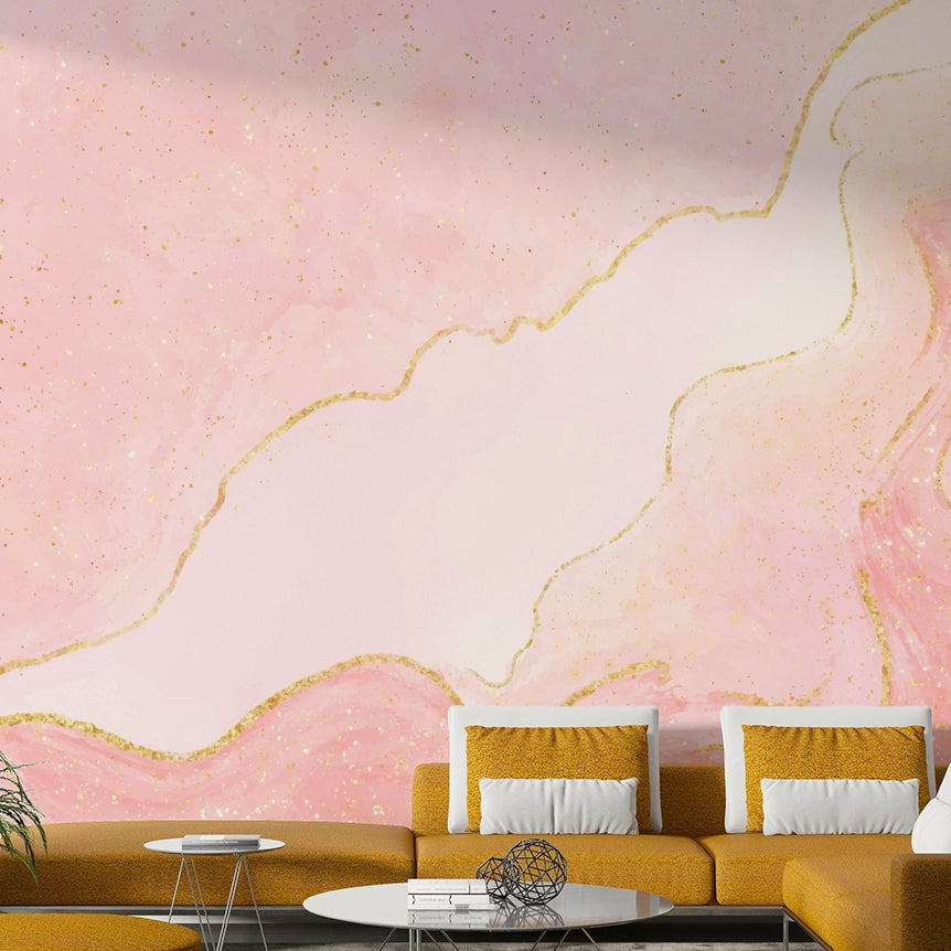 Gentle flowing movement and subtle swirls.

