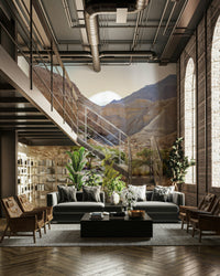 Wide, open clear sky.

