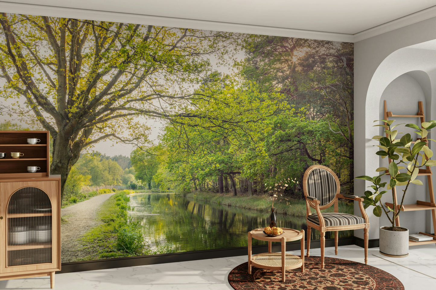 spring day scenic wall decor

