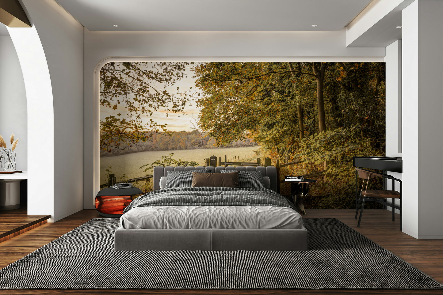 Inviting and comforting aesthetic.

