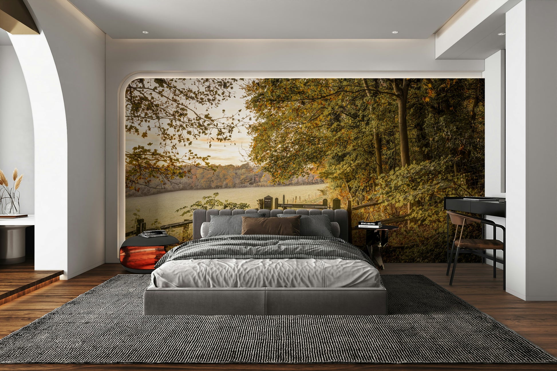 Inviting and comforting aesthetic.

