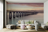 Tay Rail Bridge at dawn.

