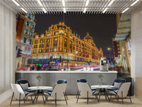 Busy London street scene.

