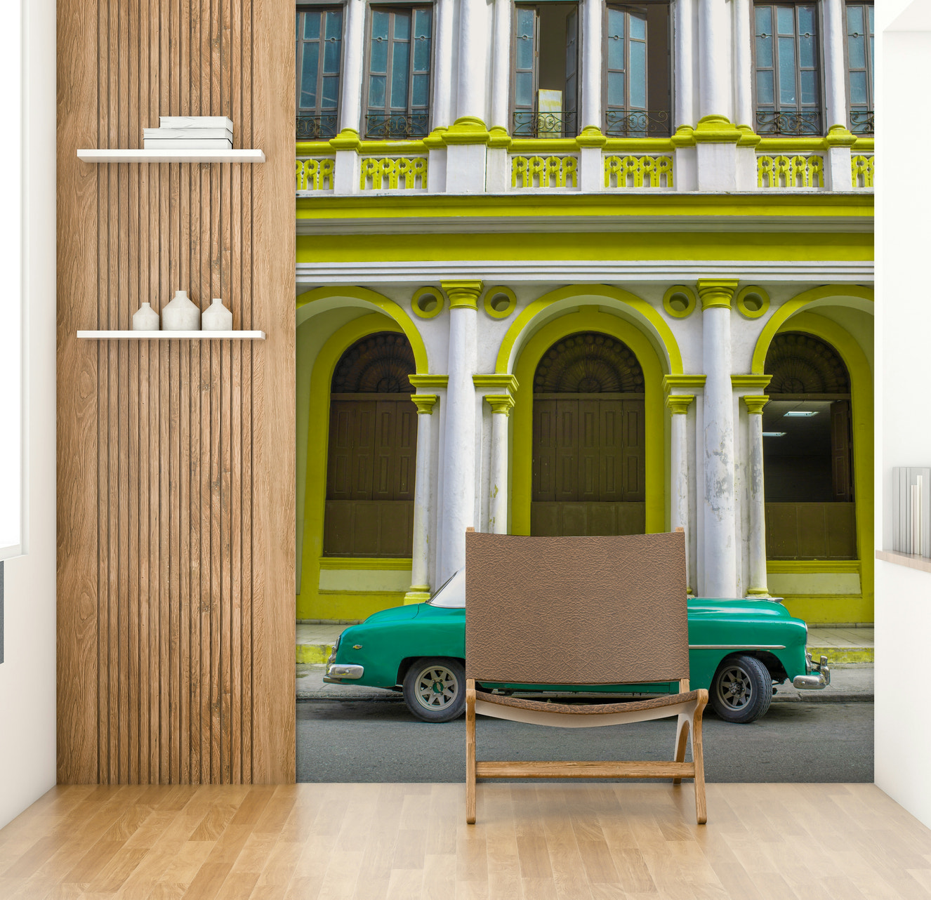 Vintage style wall art.

