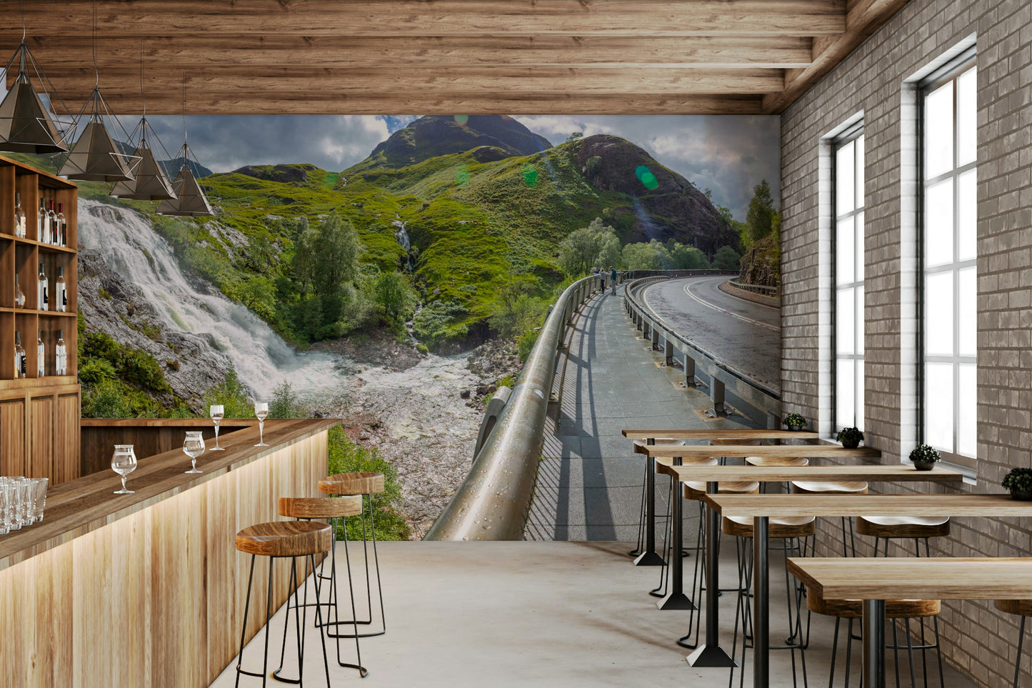 Sense of grandeur, tranquility, and natural power.

