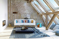 elegant vertical lines and trees

