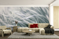 soft-focus grass blades

