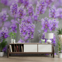 peaceful rural scene mural

