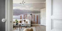 silent lake wall mural

