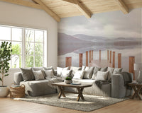 serene lake with calm water

