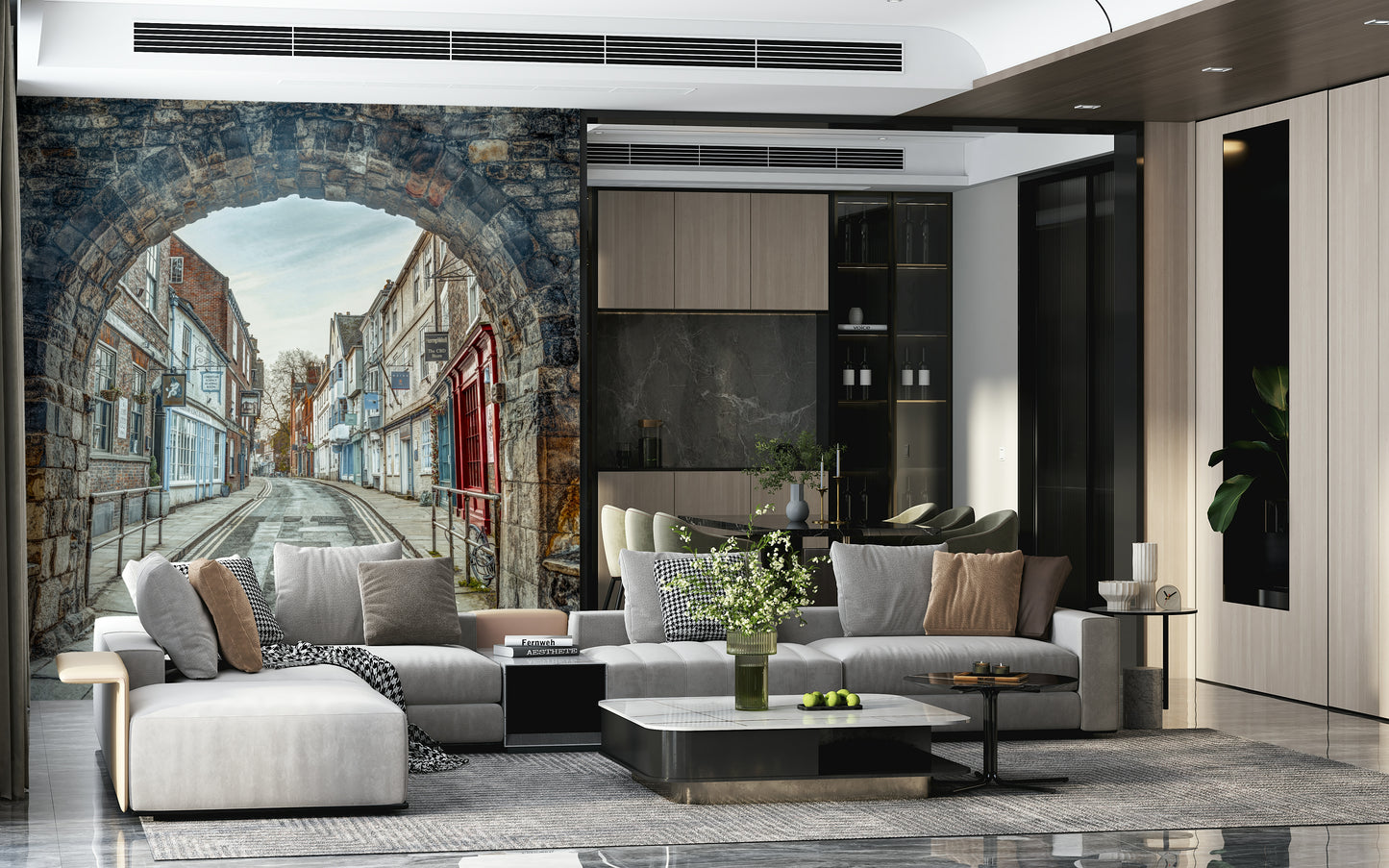 Through Time's Arch Wall Mural