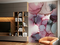 delicate, flowing floral design

