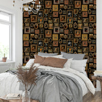 Full view of the mural on a wall.

