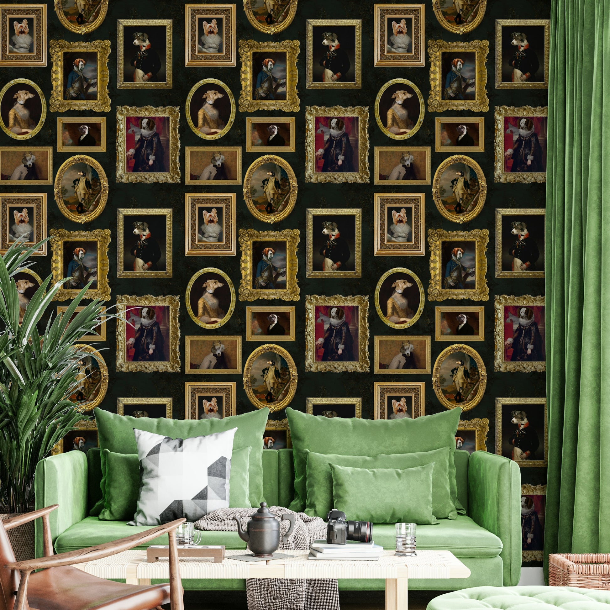 Pet portraits in a variety of poses and styles.

