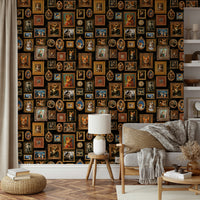 Full view of the mural on a wall.

