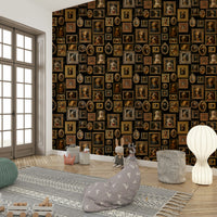 Artistic and unique animal-themed wallpaper.

