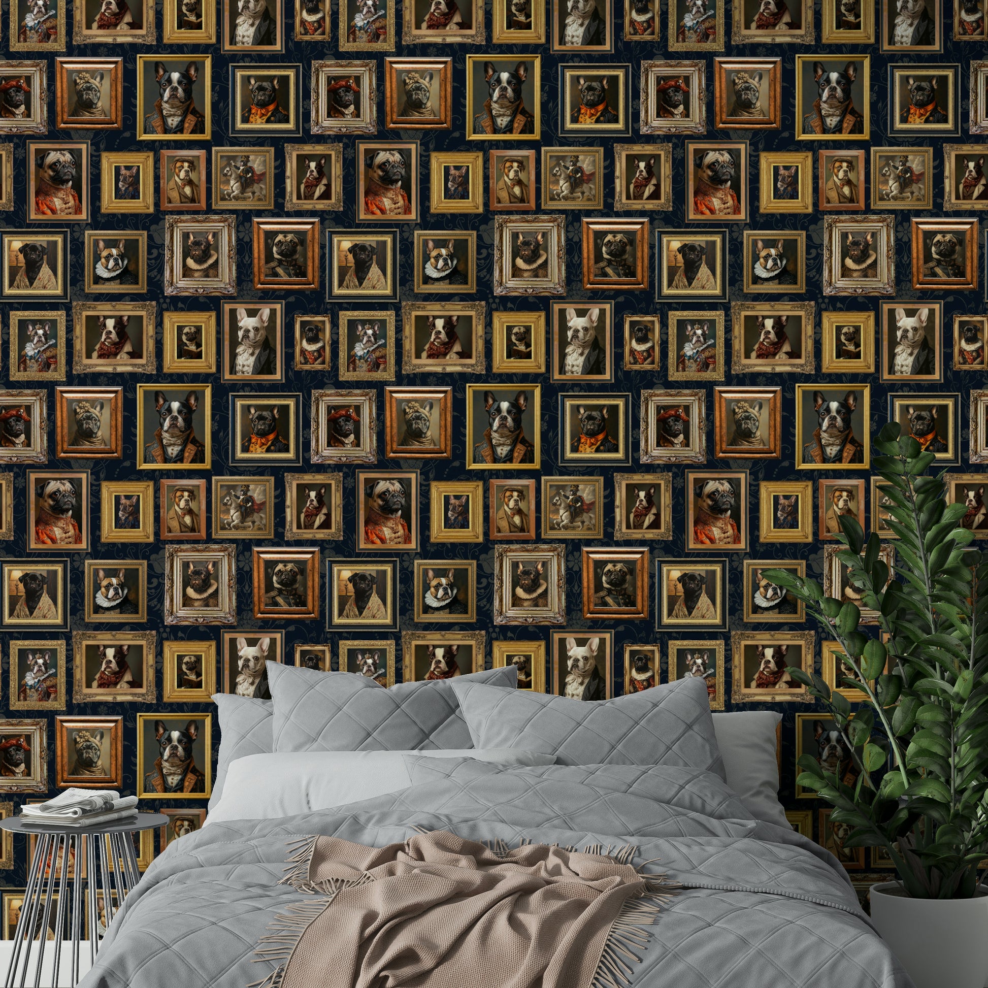 Full view of the mural on a wall.

