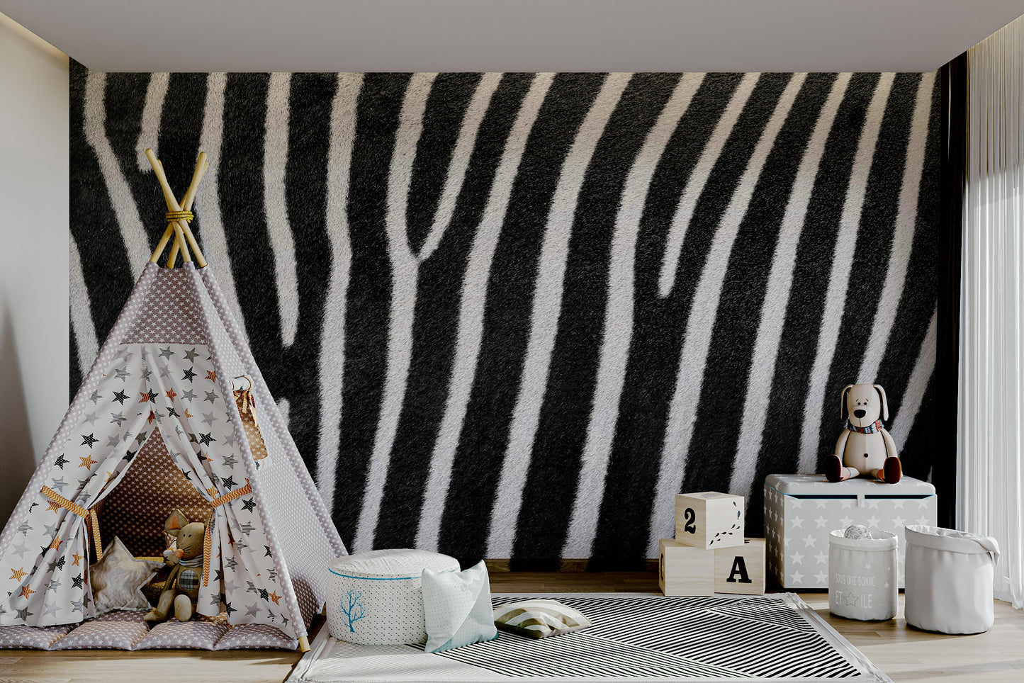 Daring and stylish decor.

