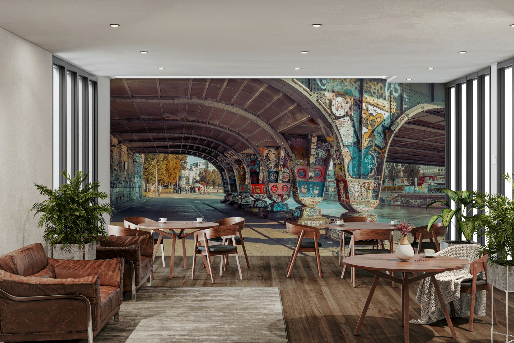 Spectrum of vivid colors.

