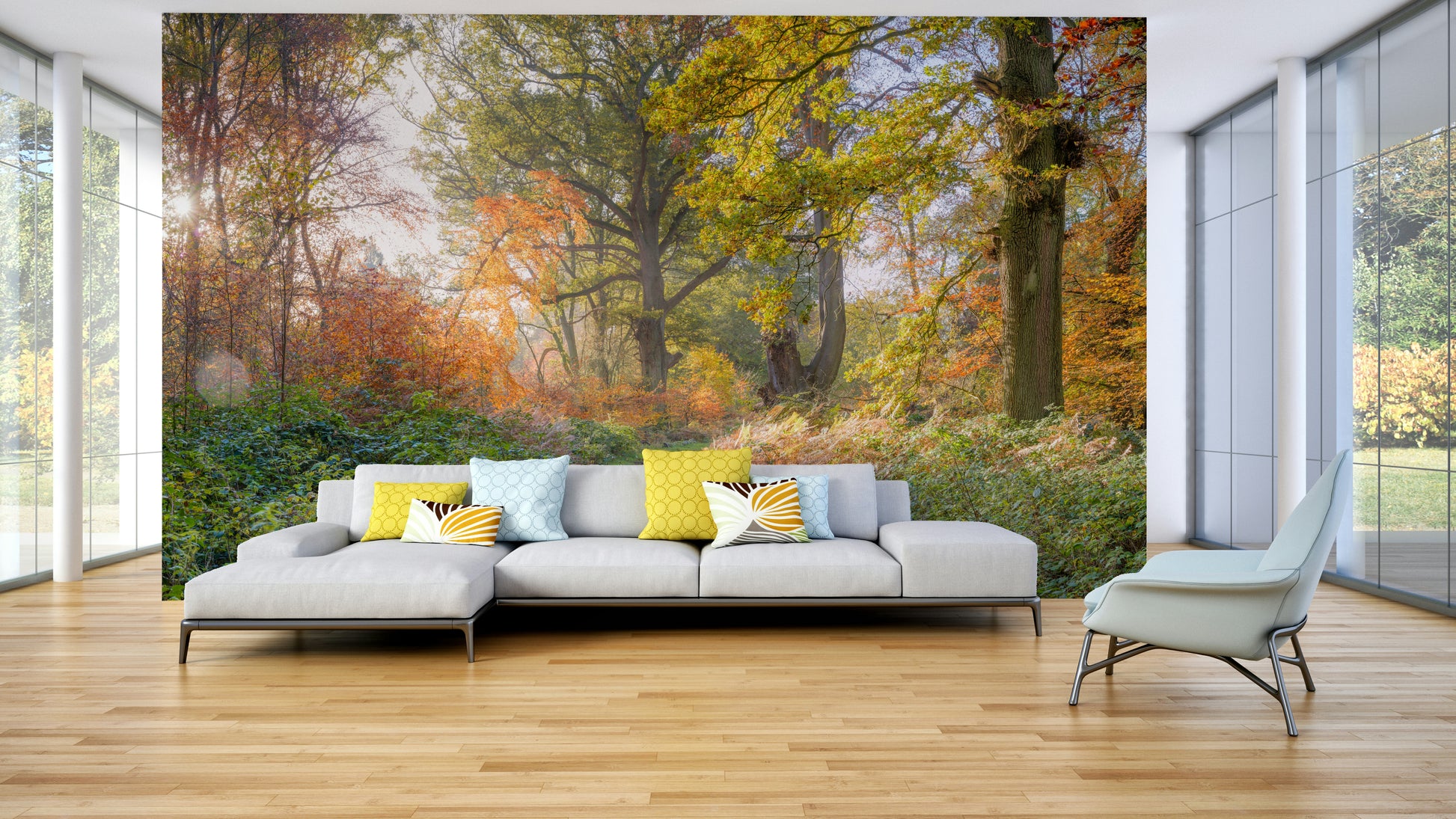 Vibrant and comforting aesthetic.

