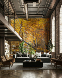 Sense of natural splendor and inviting coziness.

