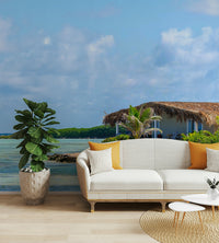 Bonaire Coast mural for a bedroom.

