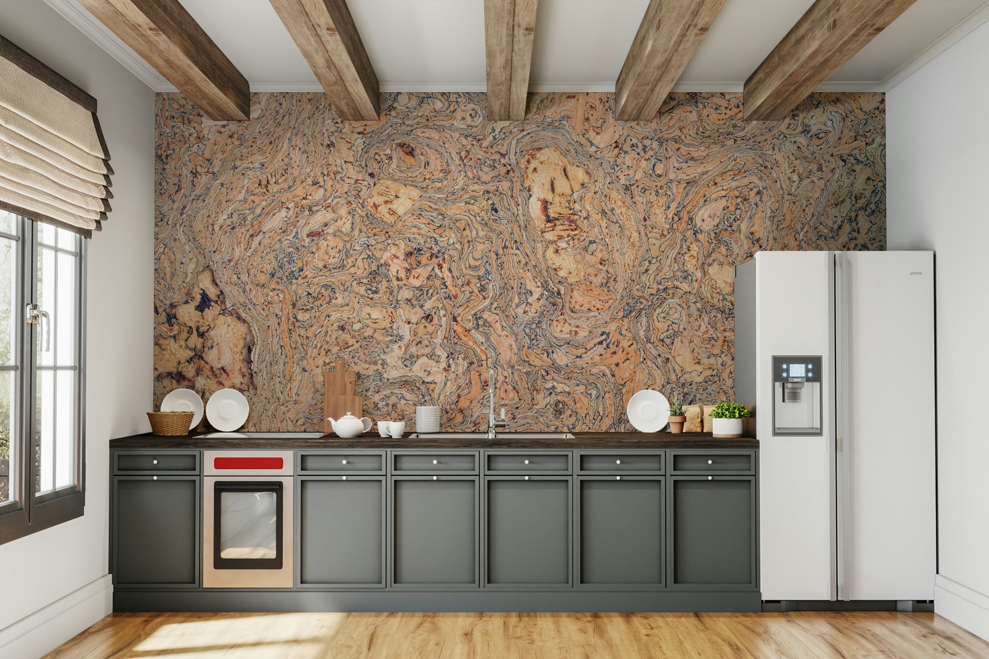 There's a strong sense of natural harmony, warmth, and sophisticated charm.
