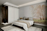 Captures the essence of a tranquil, misty lake scene.
