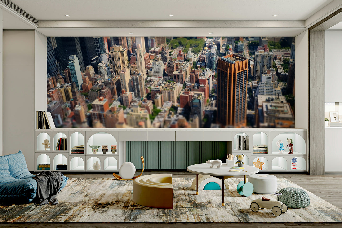 Suitable for a contemporary, minimalist, or artistic interior.
