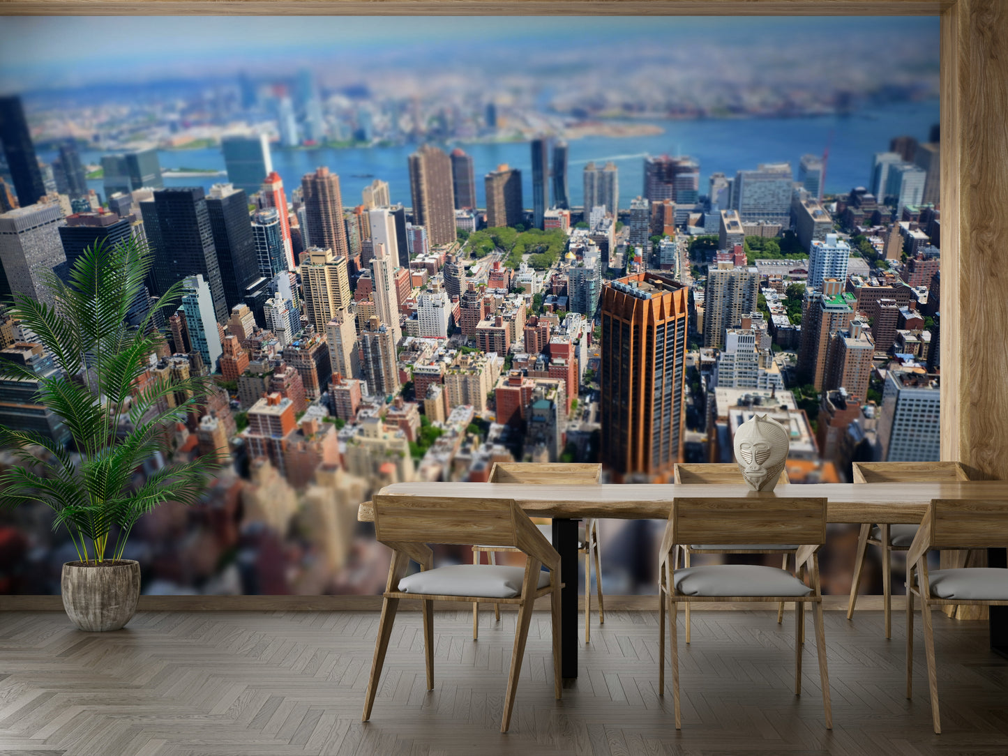 There's a sense of peace and modern tranquility.
