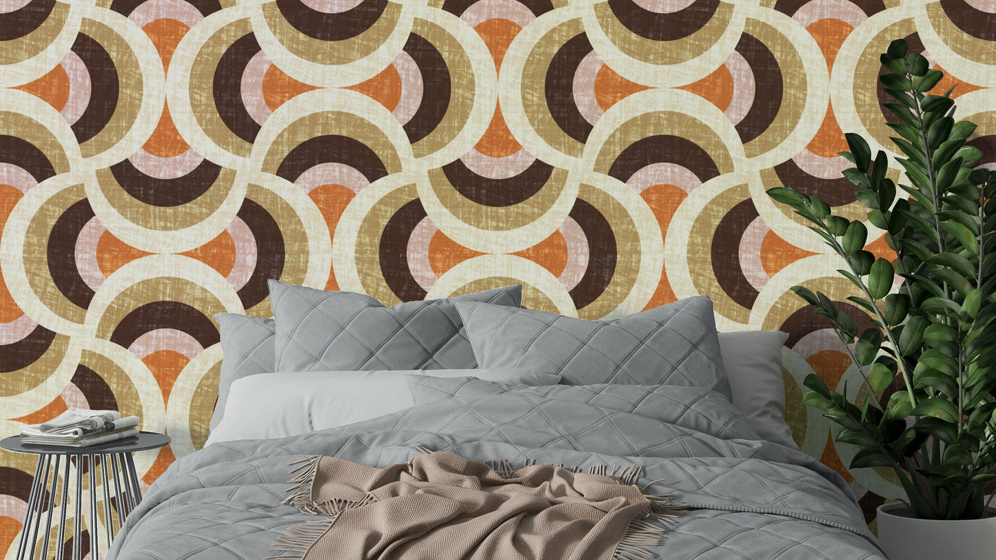 A stylish geometric wallpaper pattern.
