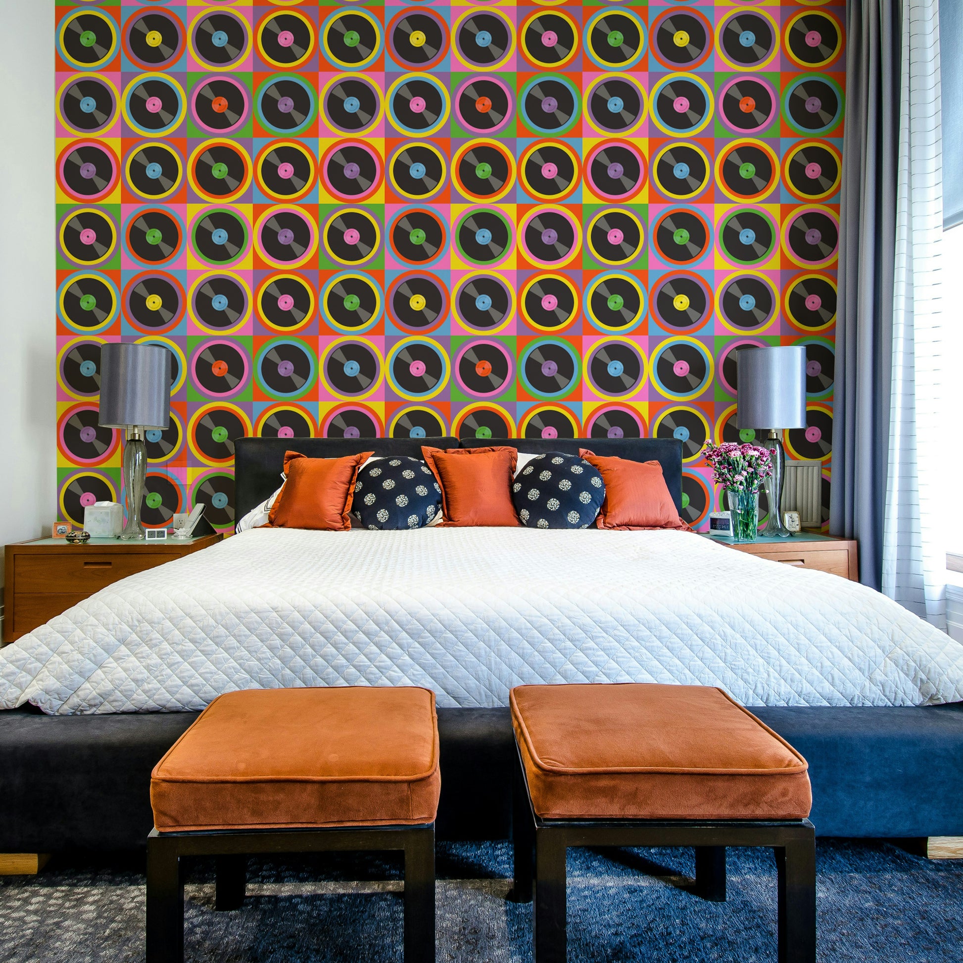 The texture appears smooth and clean, like a graphic print.
