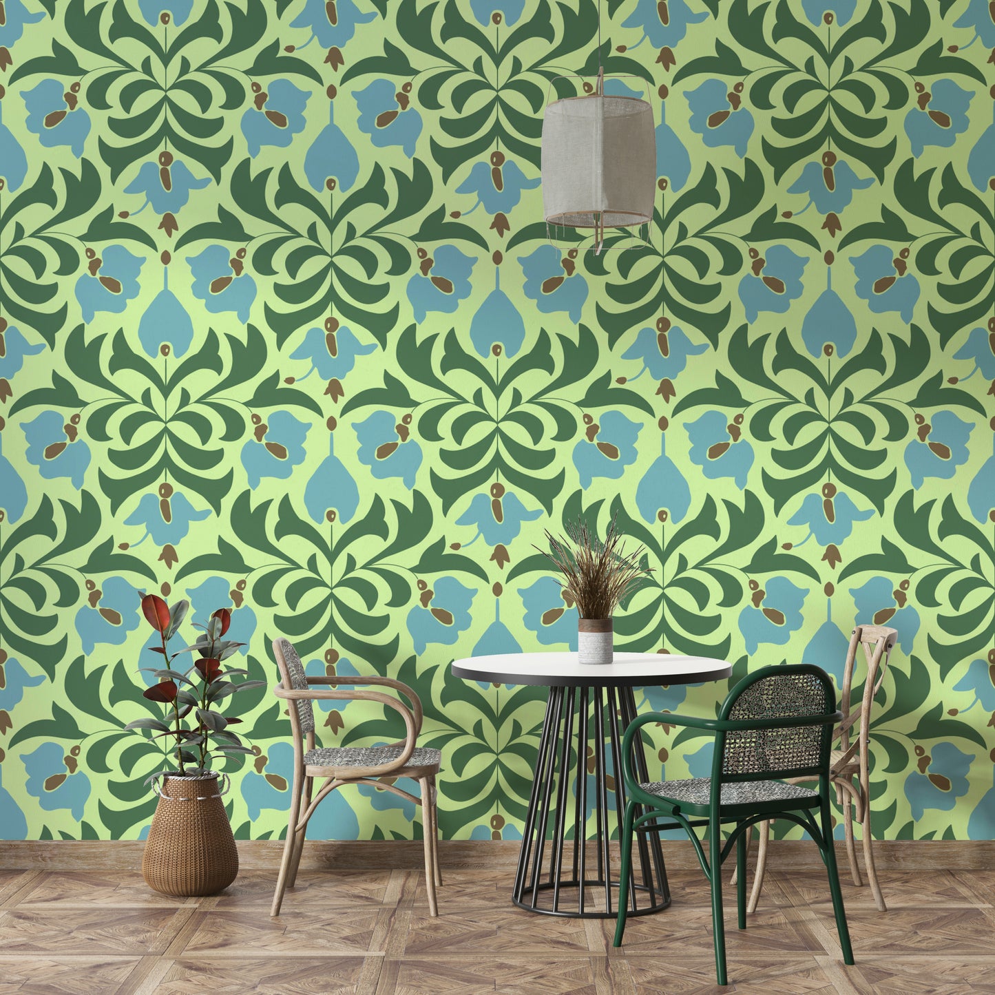 Orbisca - Botanical Balance Wallpaper⁠