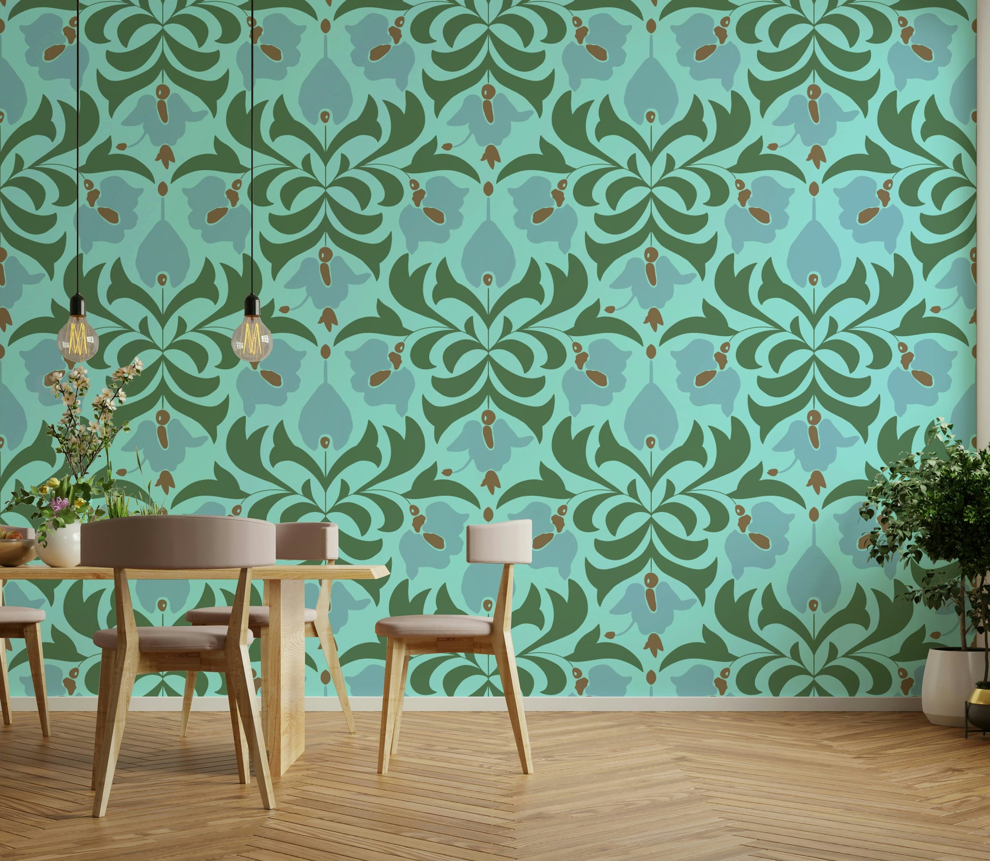 Captures the essence of tranquil waters and graceful blooms.
