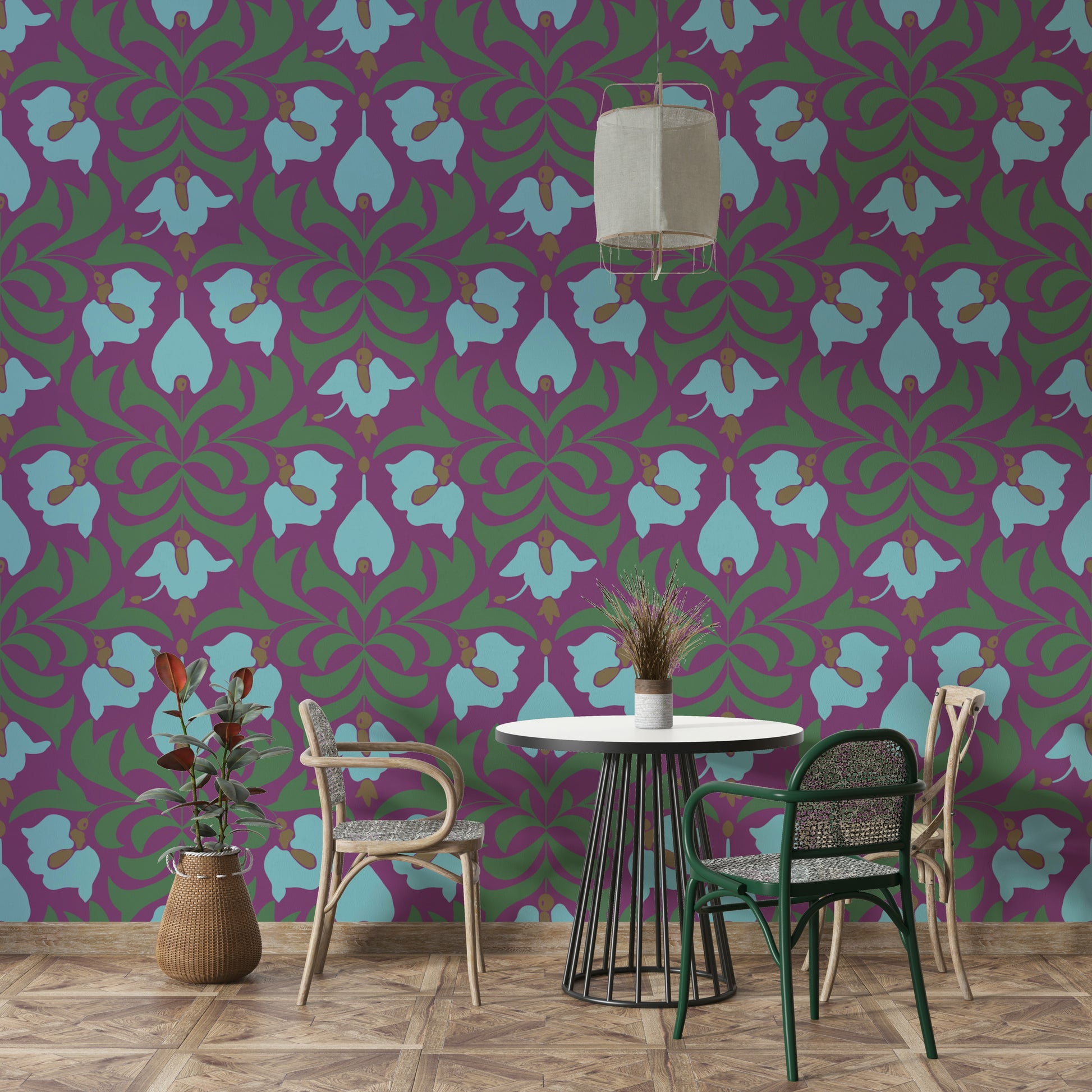 Captures the essence of a beautifully preserved garden.
