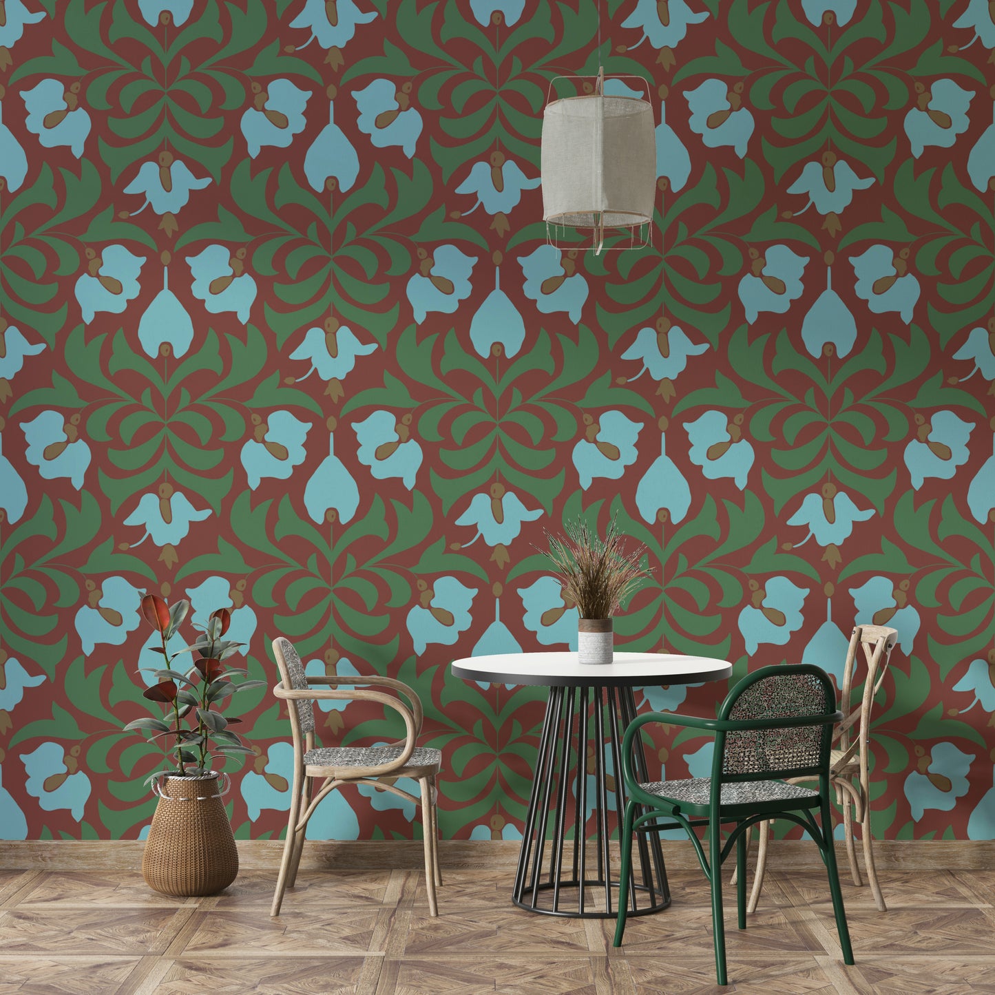 There's a strong sense of natural beauty and peaceful abundance.
