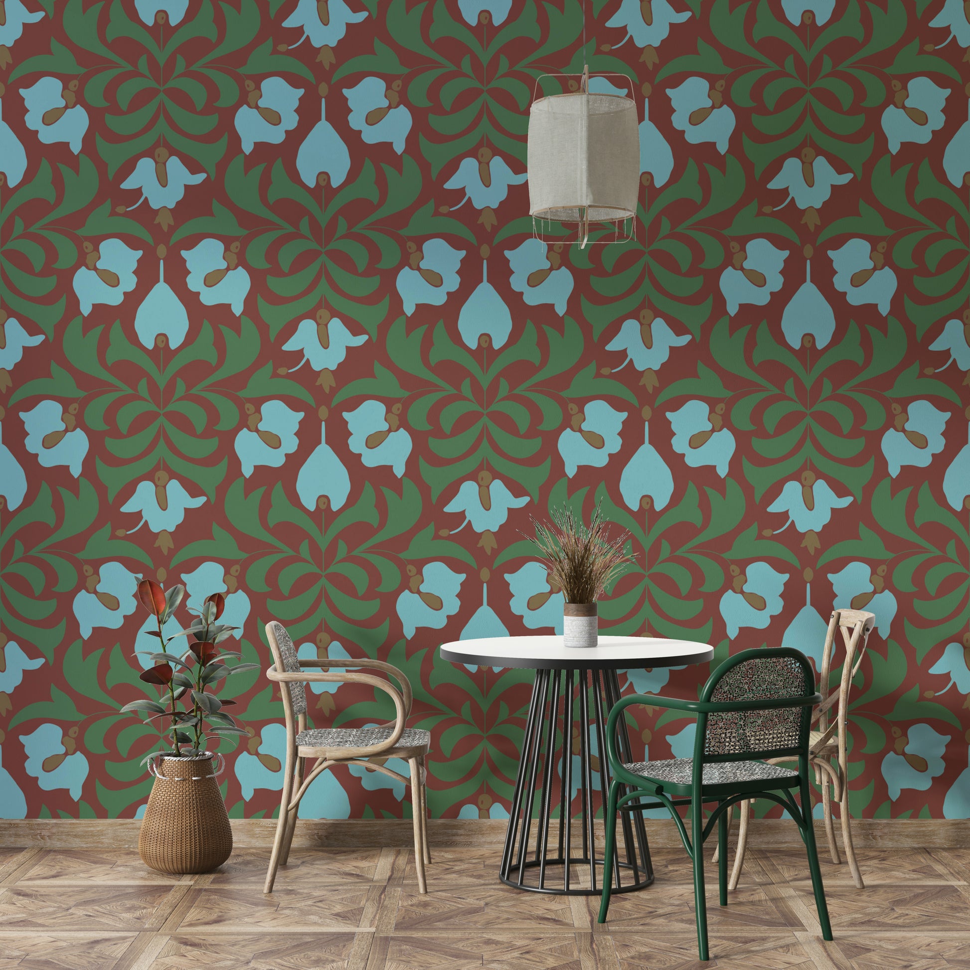 There's a strong sense of natural beauty and peaceful abundance.
