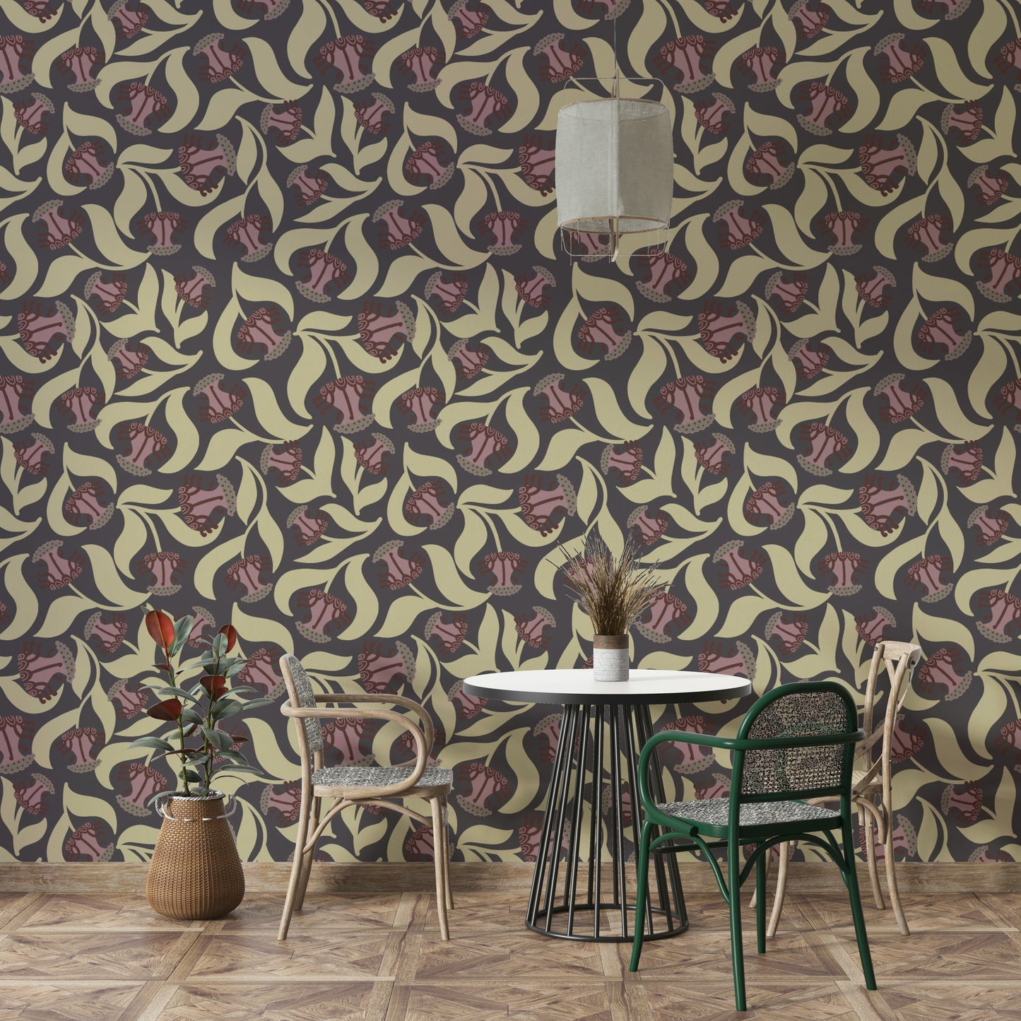 Colors are likely soft, muted, or slightly faded, consistent with a historical feel.
