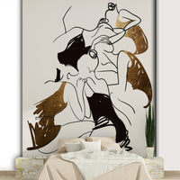 The ballerinas are often in various ballet poses, showcasing movement or poise.
