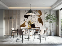 The mural covers a significant wall area.
