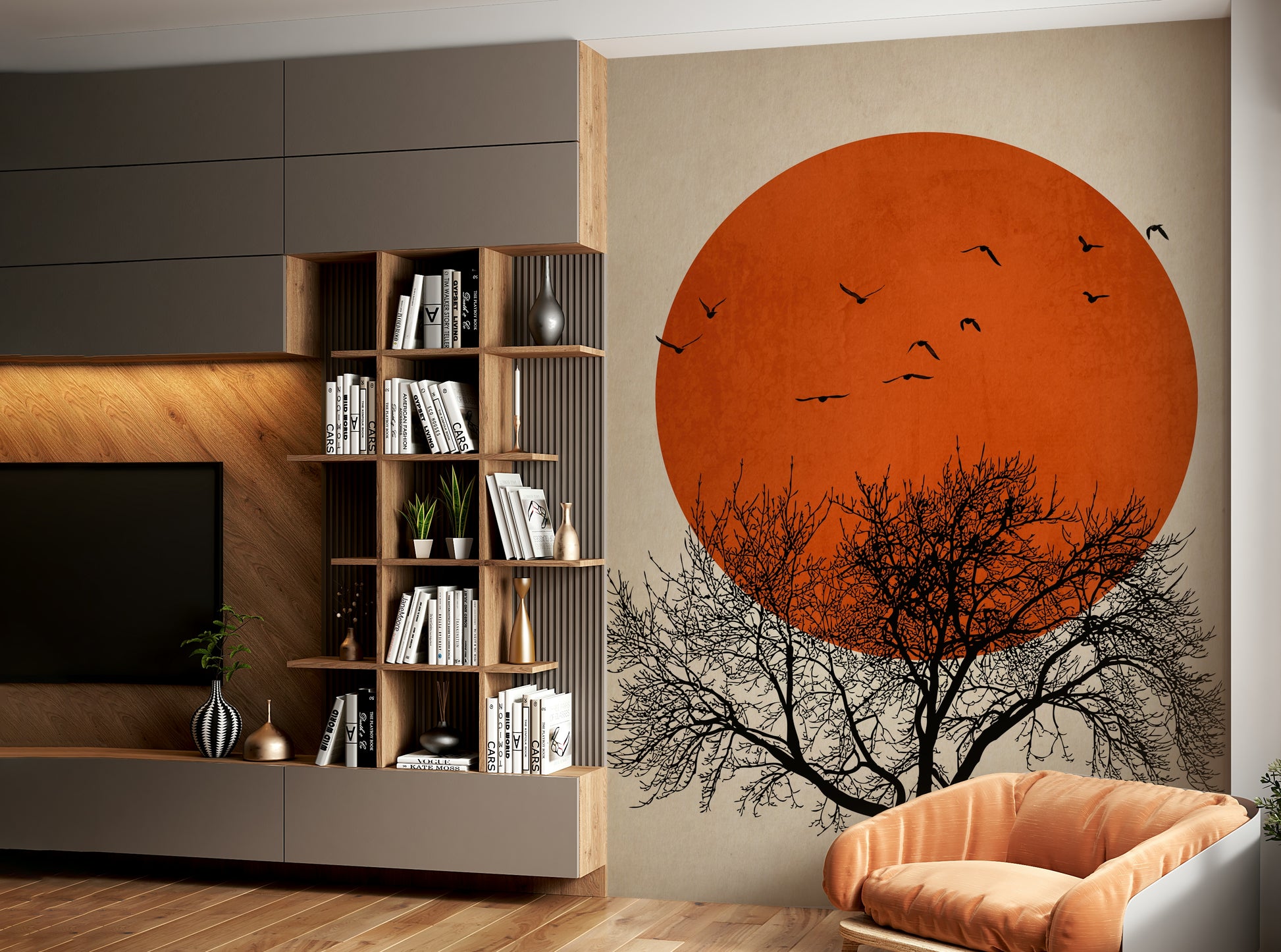 There's a strong sense of joy, optimism, and serene warmth.
