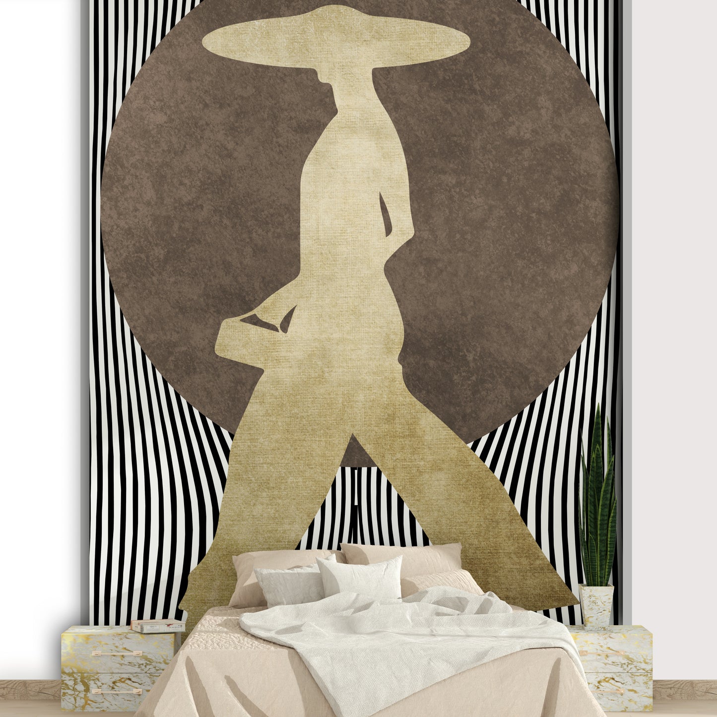 The mood is mysterious, elegant, or dramatic.
