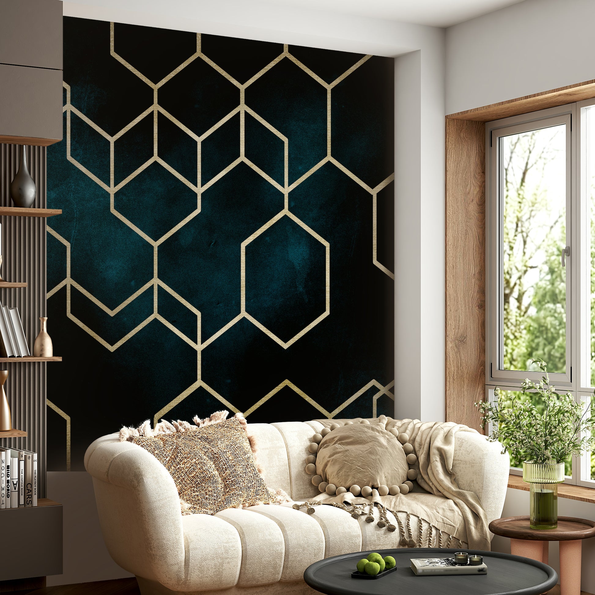 The texture appears smooth and graphic, like a digital rendering.
