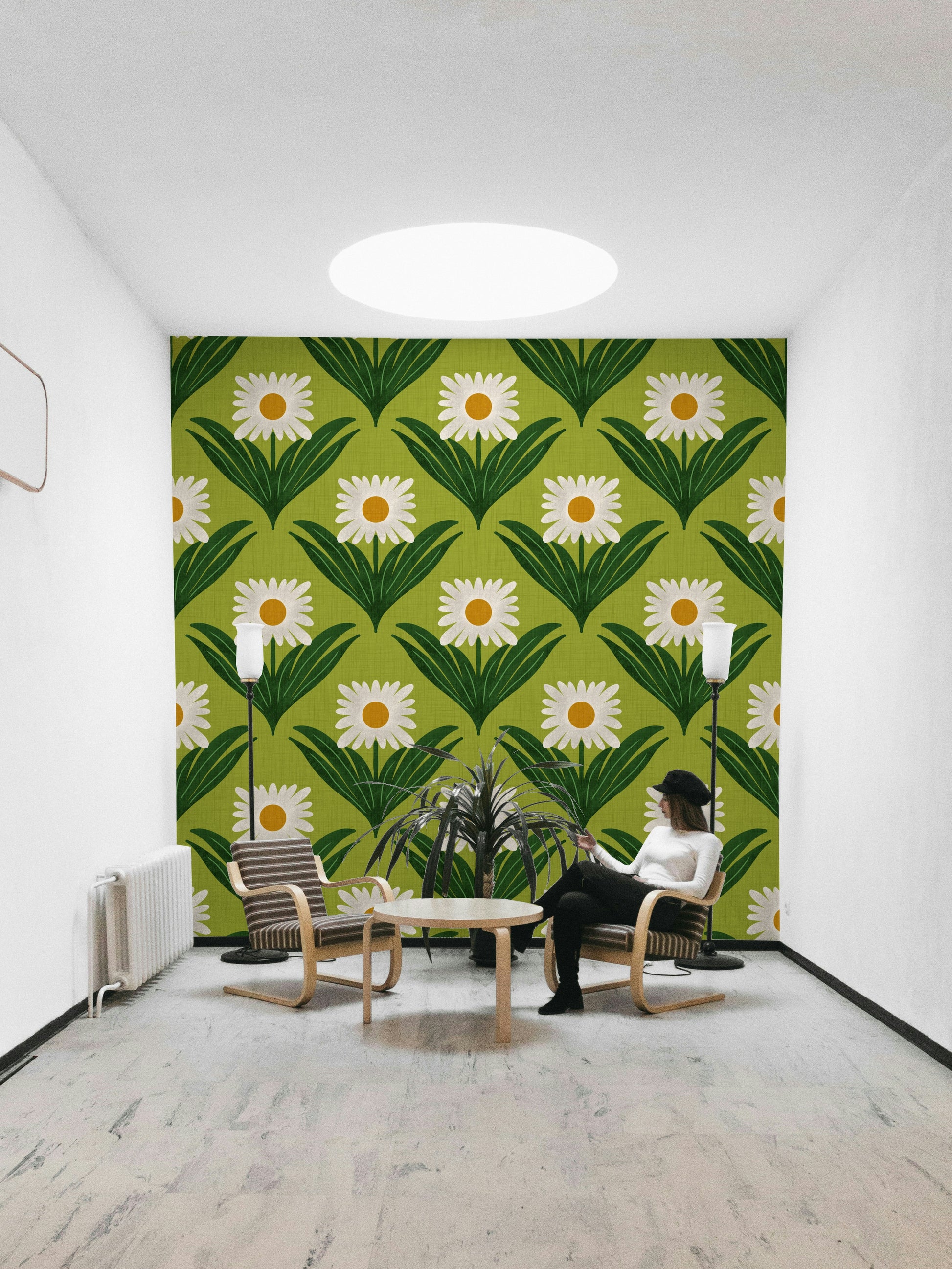 Bright, contrasting colors are used, typical of the era.
